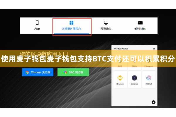 使用麦子钱包麦子钱包支持BTC支付还可以积累积分
