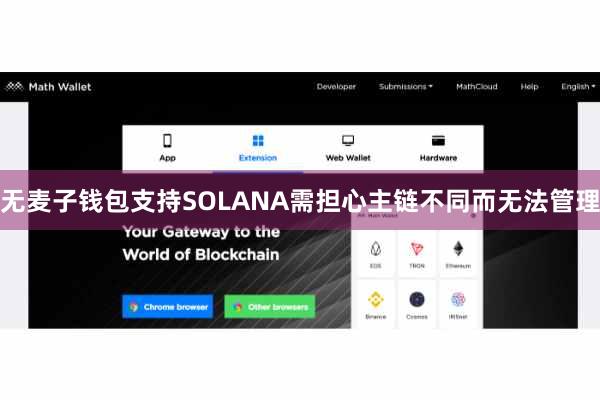 无麦子钱包支持SOLANA需担心主链不同而无法管理
