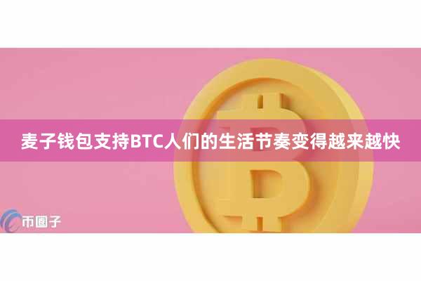 麦子钱包支持BTC人们的生活节奏变得越来越快