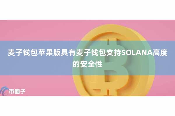 麦子钱包苹果版具有麦子钱包支持SOLANA高度的安全性